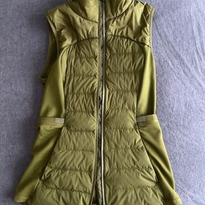 Lululemon Olive Green down puffer vest